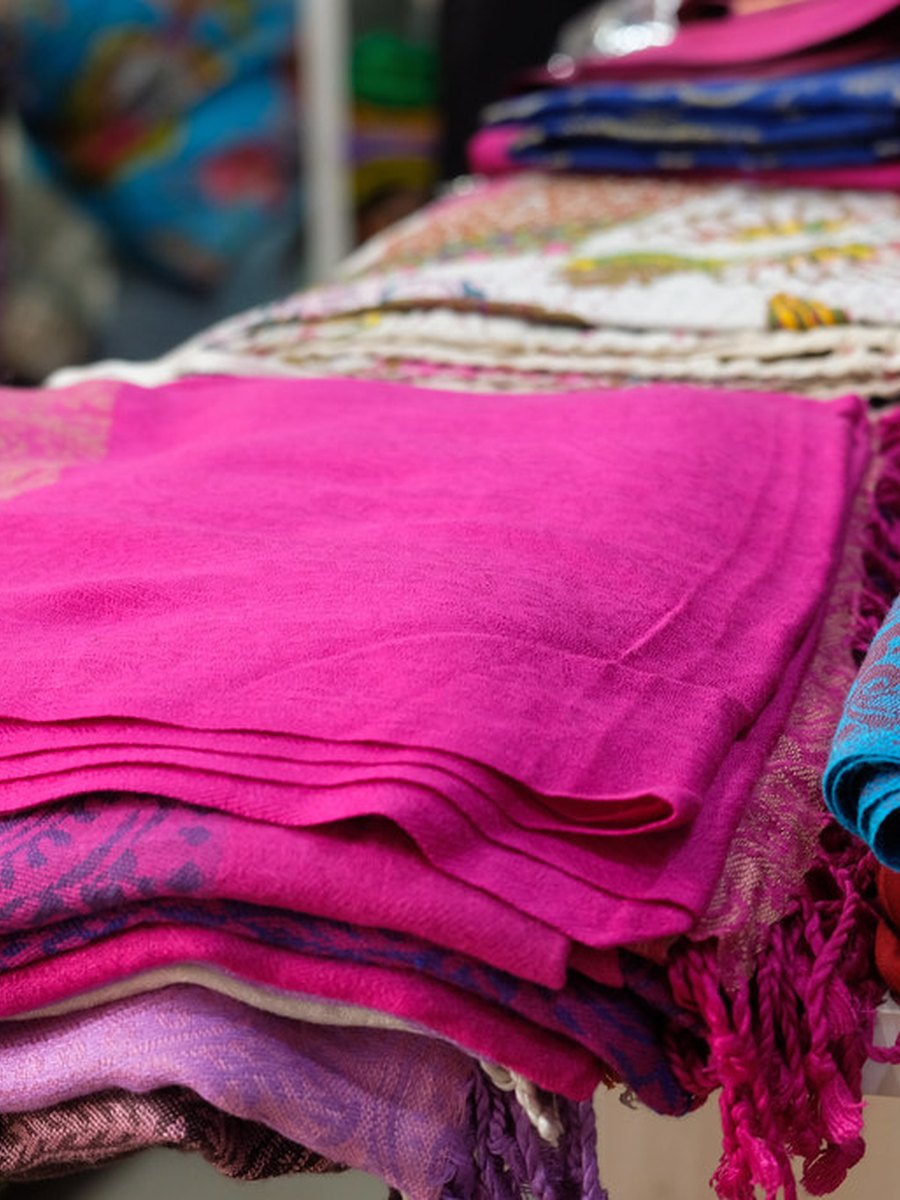 Pashmina Şal — Fuşya