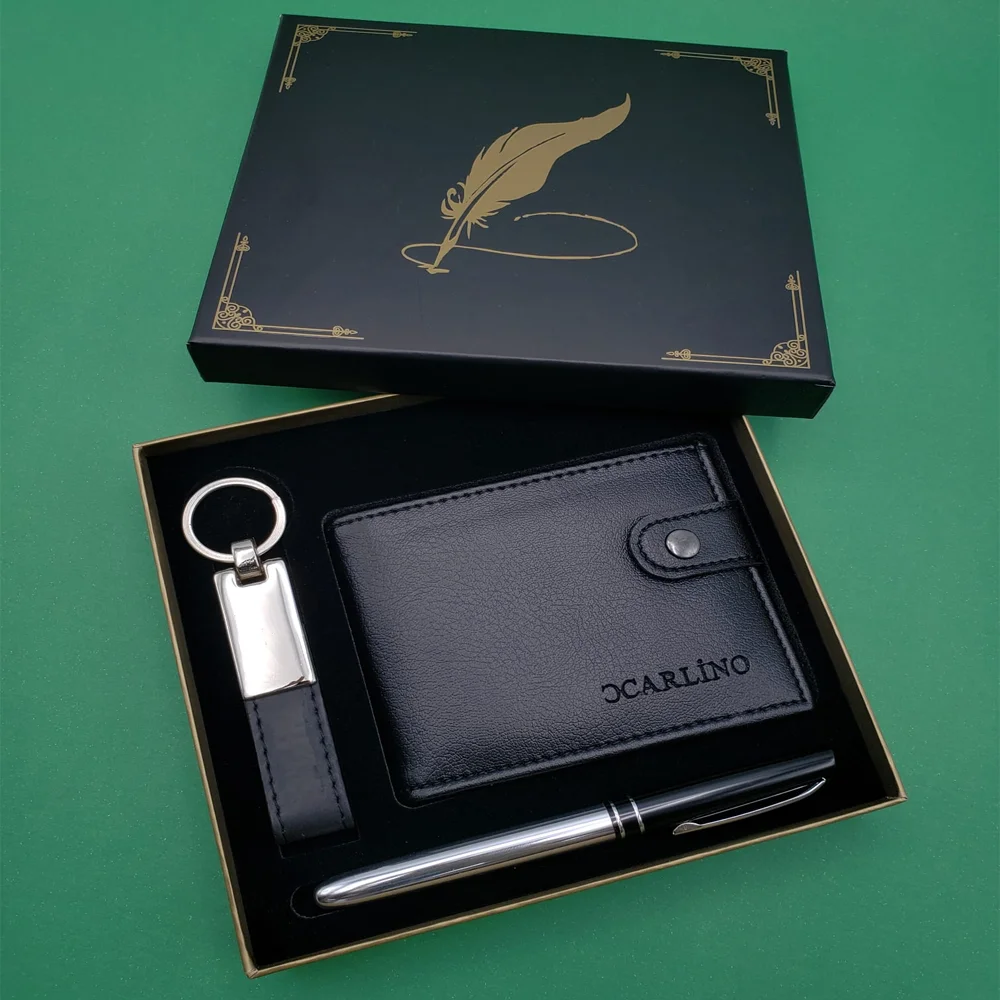 Toptan Cüzdan Anahtarlık Kalem Hediye Seti