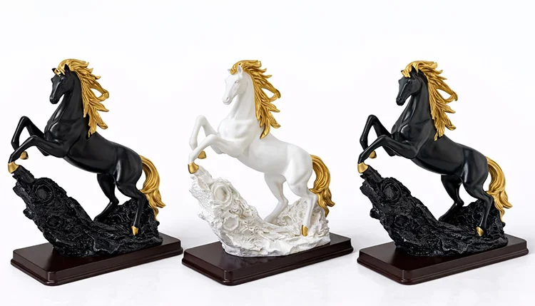 Polyester Şahlanmış At Figürü  Alk1628