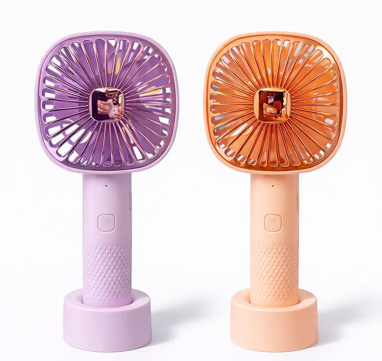 3 Kademeli Şarjlı Taşınabilir El Ve Masaüstü Fanı Alk5641