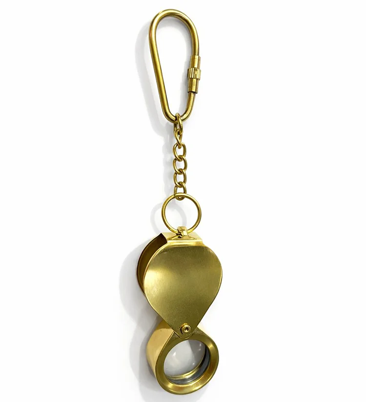 Pirinç Büyüteç Anahtarlık 3808C