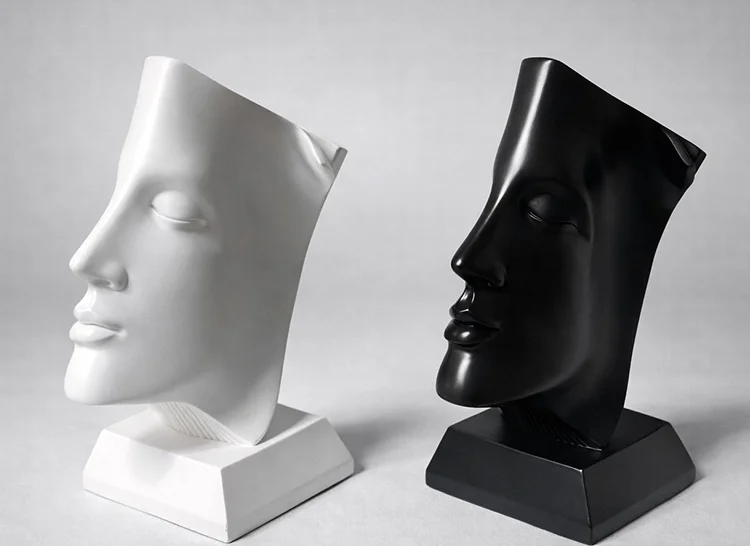 Dekoratif Polyester Yüz Tasarımı Alk4559