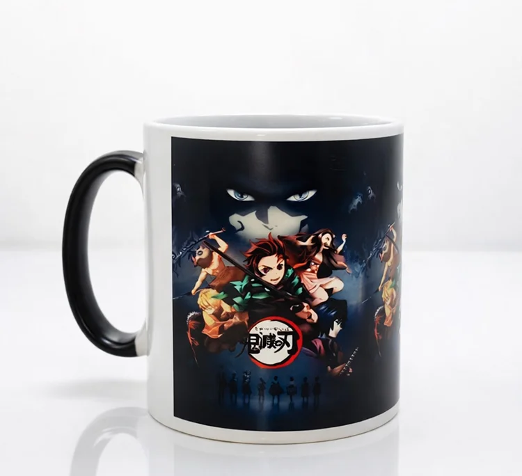 Porselen Renk Değiştiren Demon Slayer Kupa Bardak AAlk383