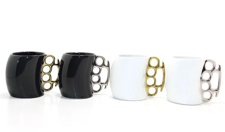 Porselen Muşta Tasarımlı Kupa Bardak Yalk339