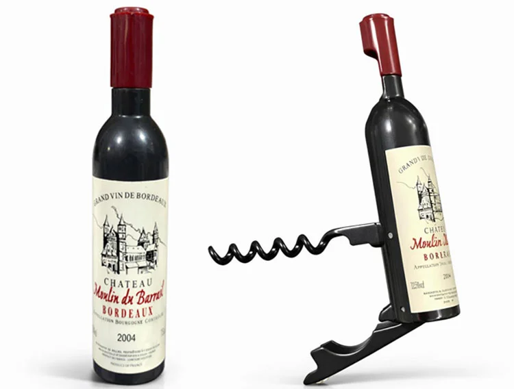 Şişe Tasarımı Paslanmaz Çelik Tirbuşon Açacak Alk4408