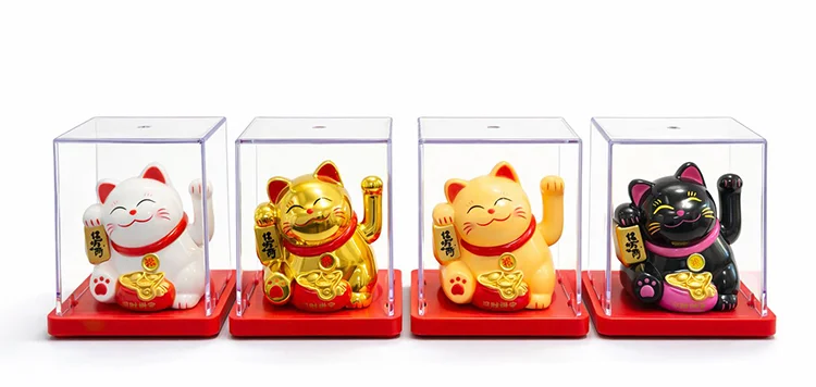 Güneş Enerjili Sallanan Şans Kedisi - Maneki Neko Alk4527