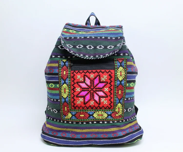 Kilim Desenli Sırt Çantası Alk-1