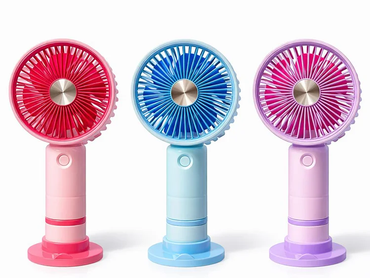 3 Kademeli Şarjlı Taşınabilir El Ve Masaüstü Fanı Alk5653