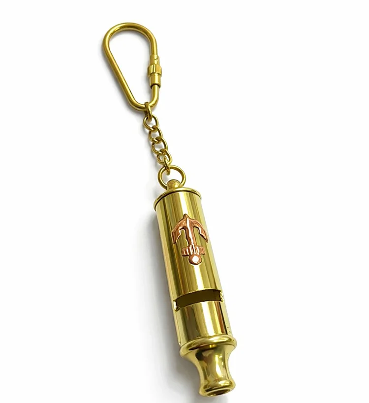 Pirinç Düdük Anahtarlık 2938