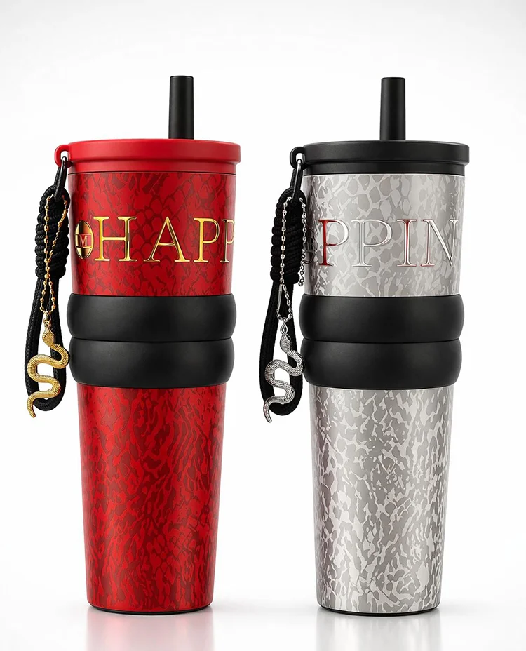 Lüks Tasarım Çift Katmanlı Vakumlu Termos Bardak Alk4643