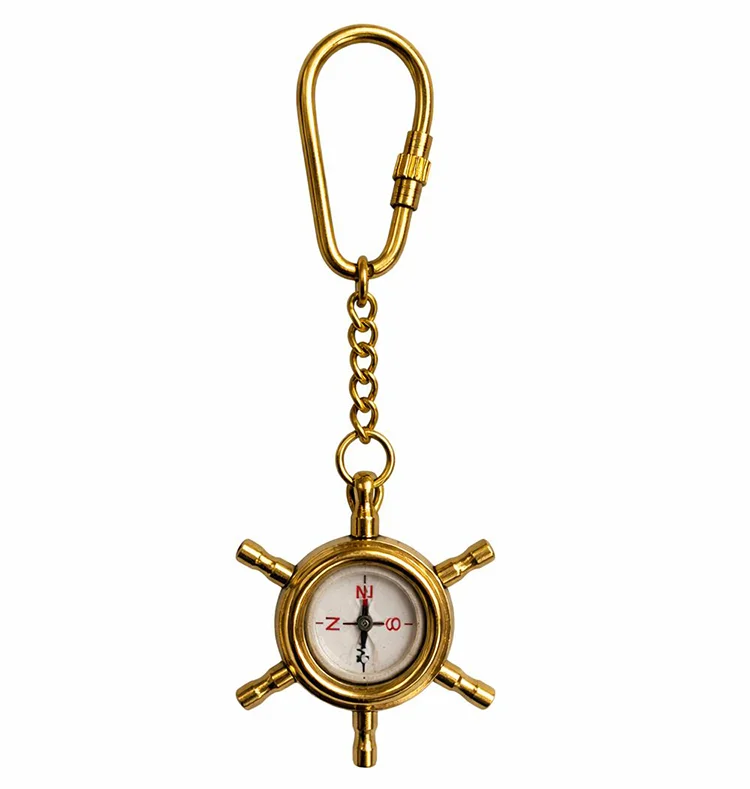 Pirinç Dümenli Anahtarlık 2104B