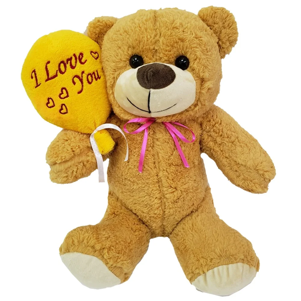 Toptan I Love You Yazılı Peluş Oyuncak Ayı