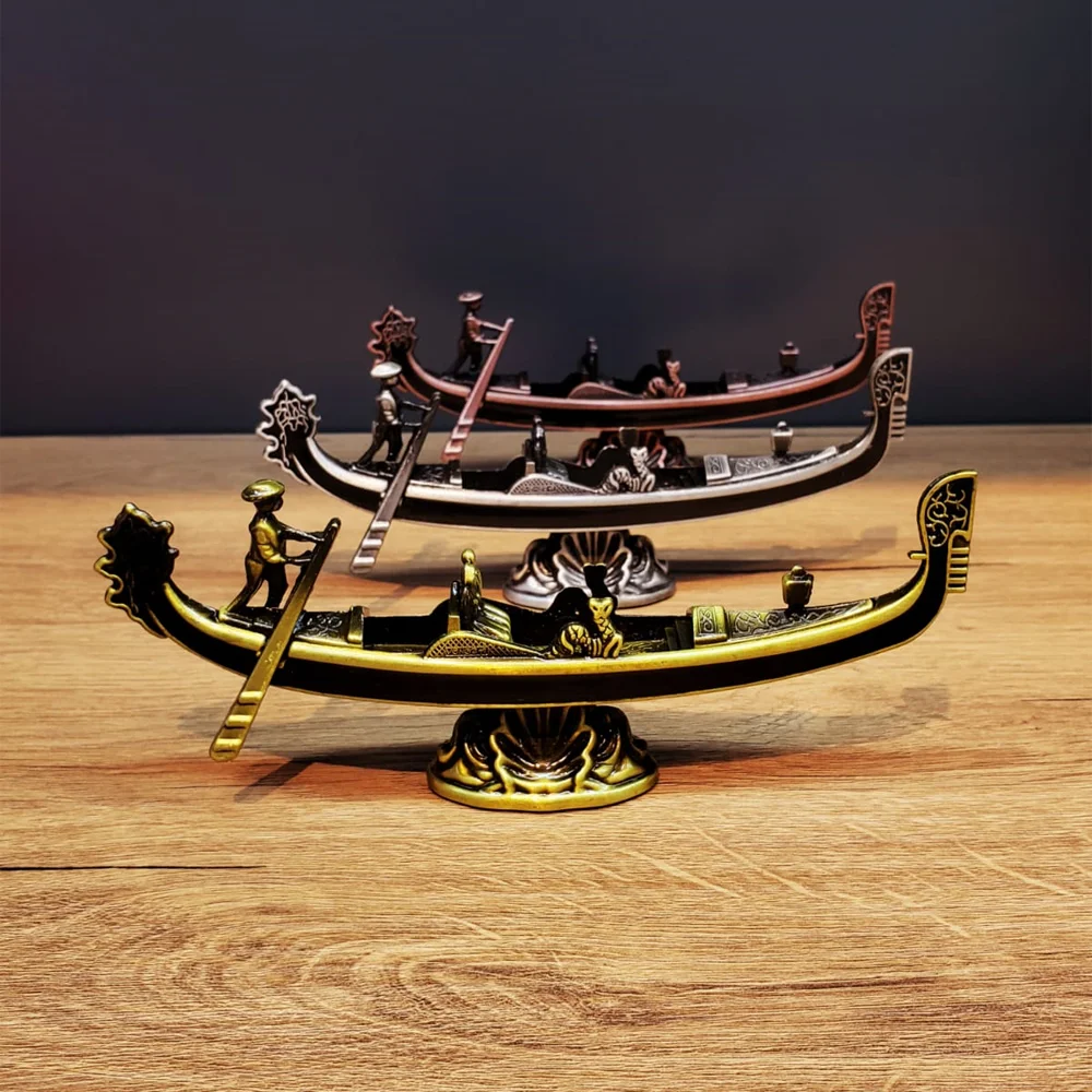 Toptan Metal Dekoratif Venedik Kayık