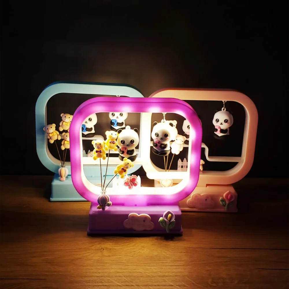 Toptan Müzikli Dekoratif Işıklı Sevimli Panda