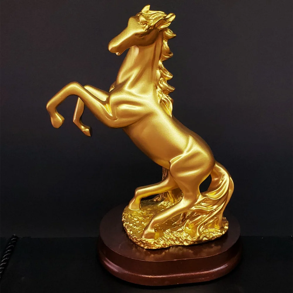 Toptan Şaha Kalkan Gold Renk At Biblosu