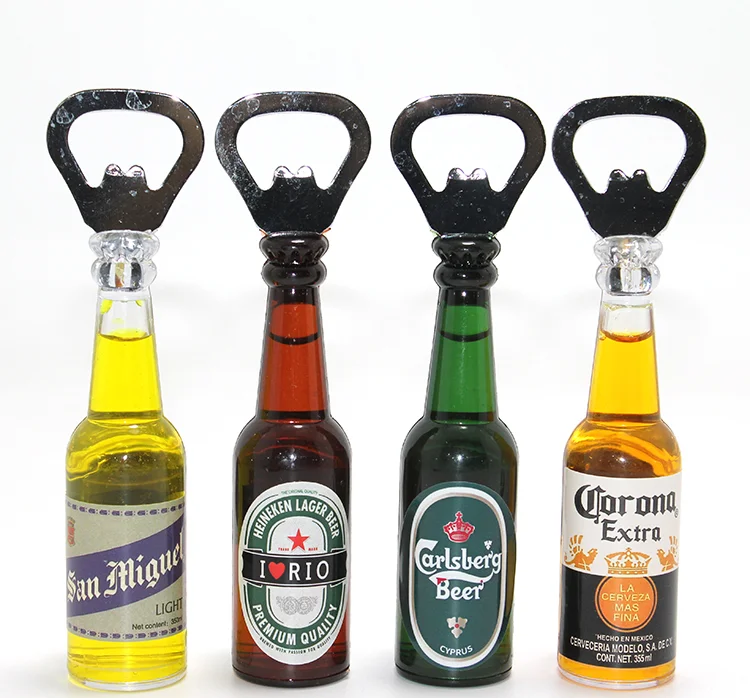 Mini İçecek Şişesi Tasarımlı Magnetli Şişe Açacağı Alk4605