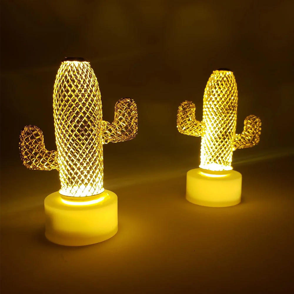 Toptan Mini Dekoratif Kaktüs Gece Lambası