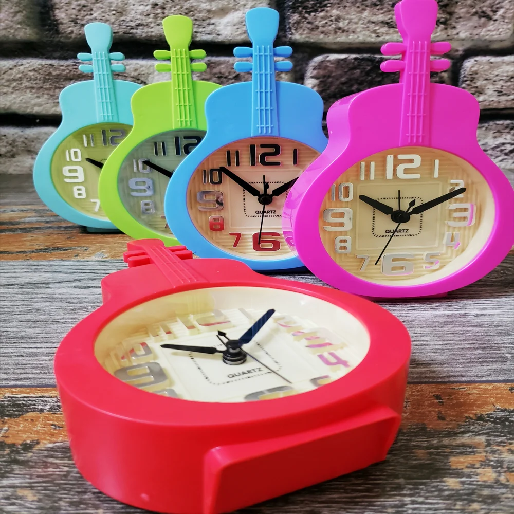 Toptan Keman Görünümlü Alarmli Masa Saati