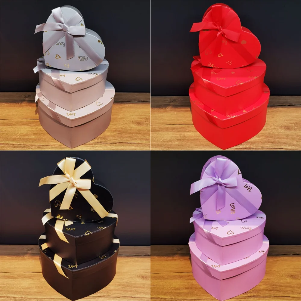 Toptan Hediye Kutusu 3'lü Set