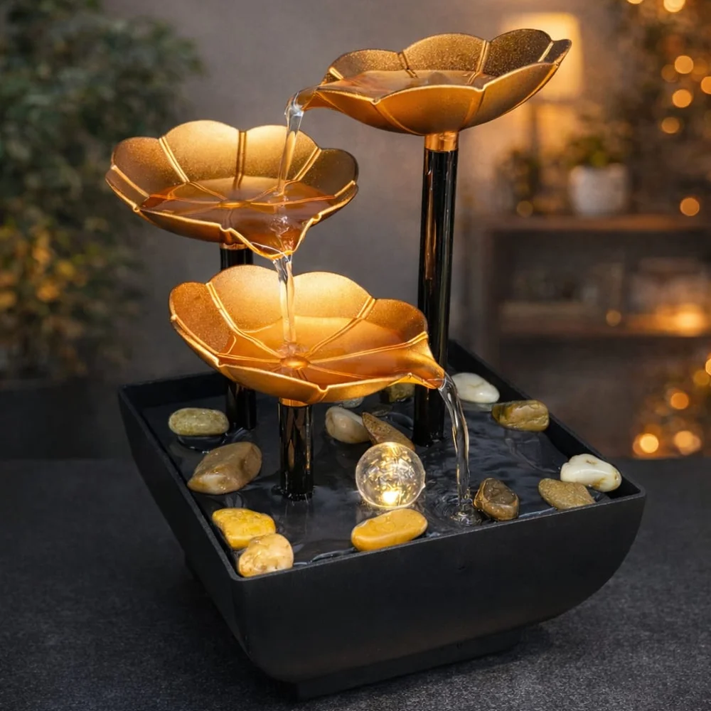 Toptan Led'li Tasarım Su Şelalesi