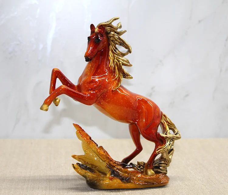 Polyester Şahlanmış At Figürü Alk4589