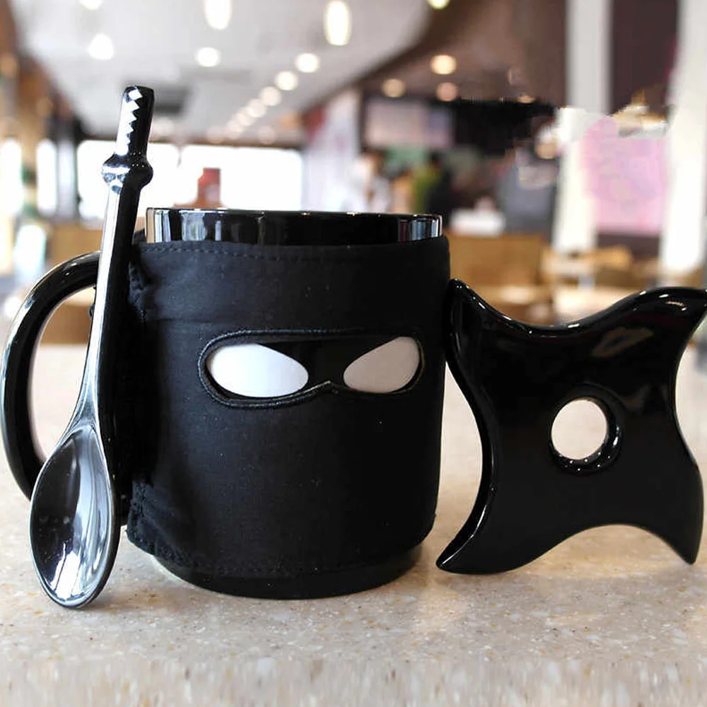 Toptan Ninja Tasarım Kupa Bardak Ninja Mug
