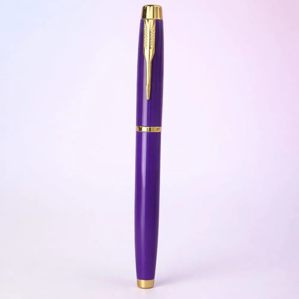 Toptan Mor Metal Roller Kalem