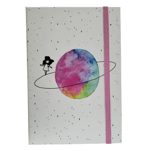 Toptan Defter Satürünlü Kız Tasarımlı Defter