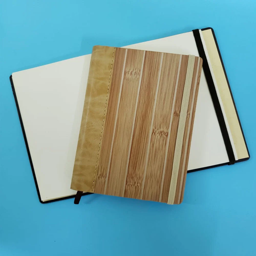 Toptan Ahşap Çizgisiz Defter