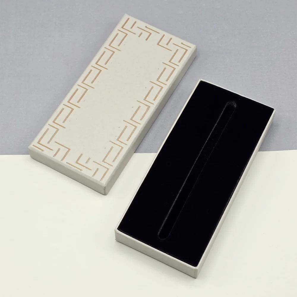 Toptan Krem Renk Desenli Kalem Kutusu