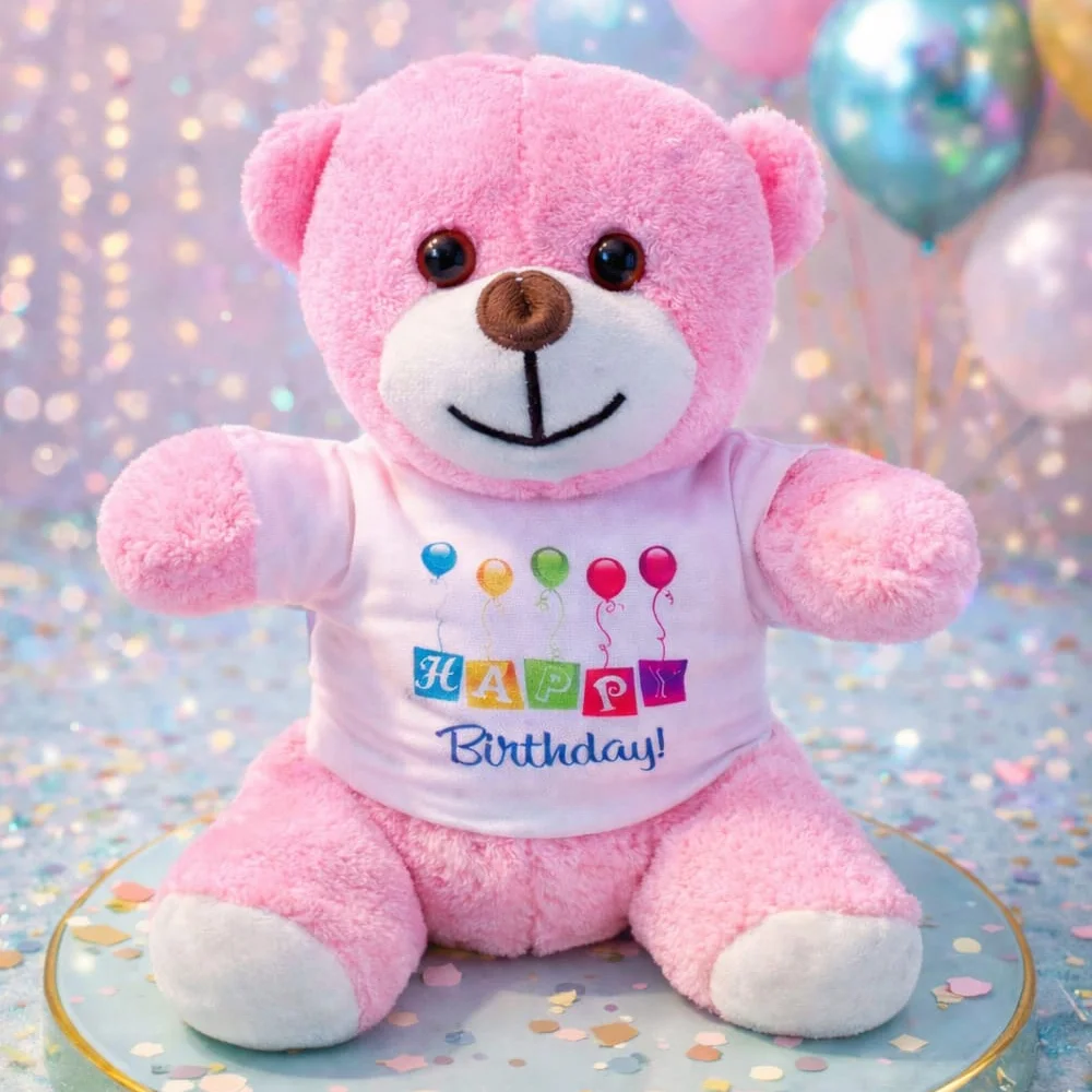 Toptan Sevimli Tişörtlü Peluş Ayicik