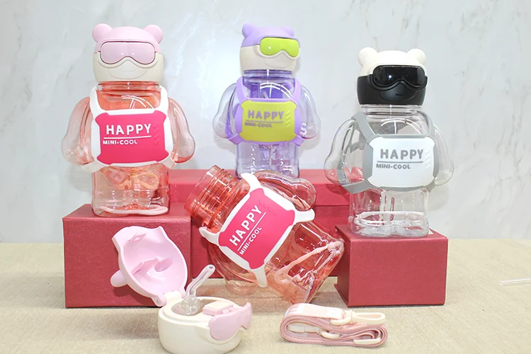 Sevimli 3D Desenli Su Matarası Bpa İçermez  Alk3141