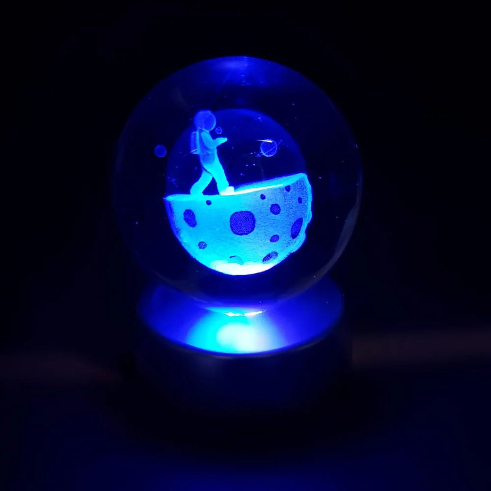 Toptan Pilli Astronot Cam Küre