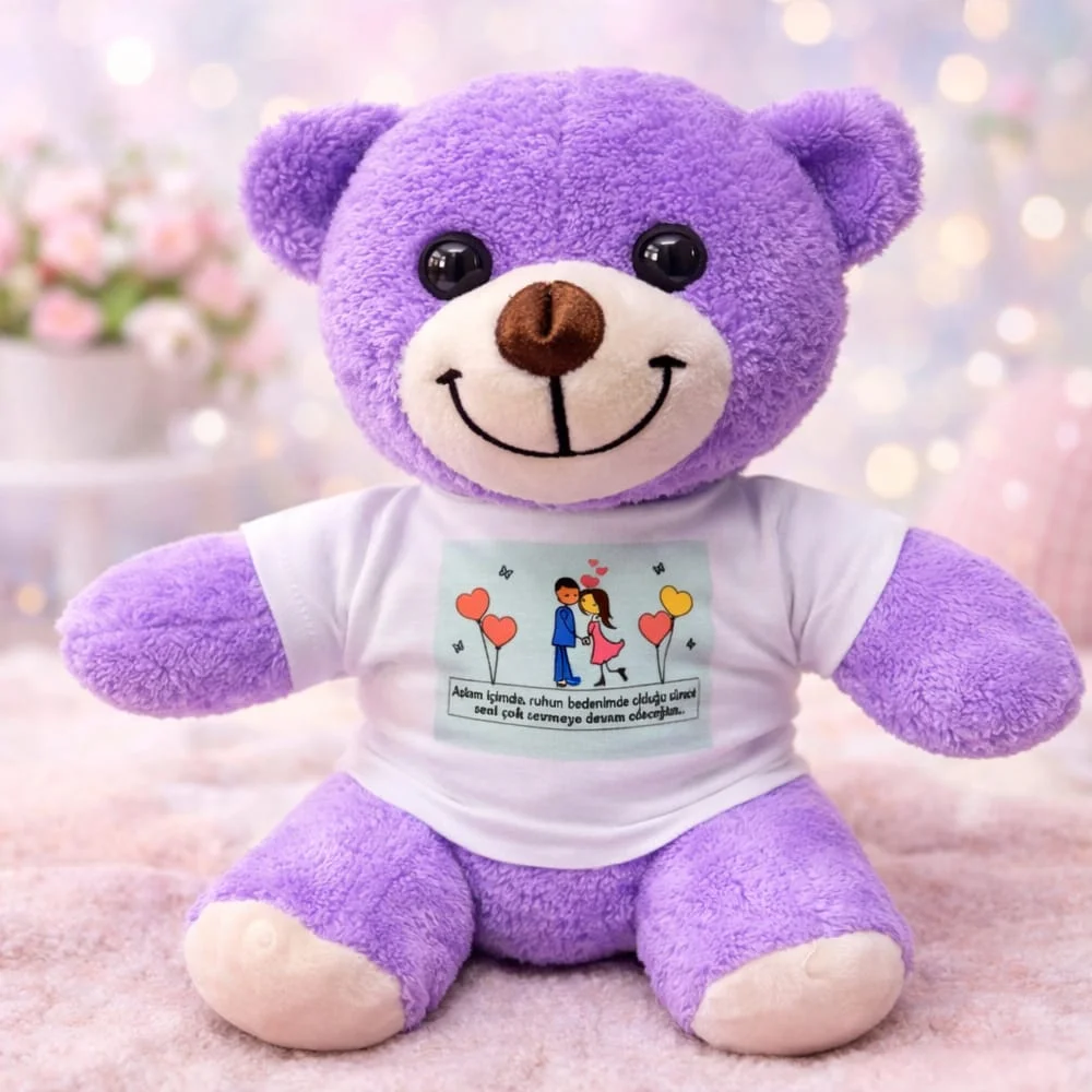 Toptan Sevgililer Günü Hediye Tişörtlü Ayıcık