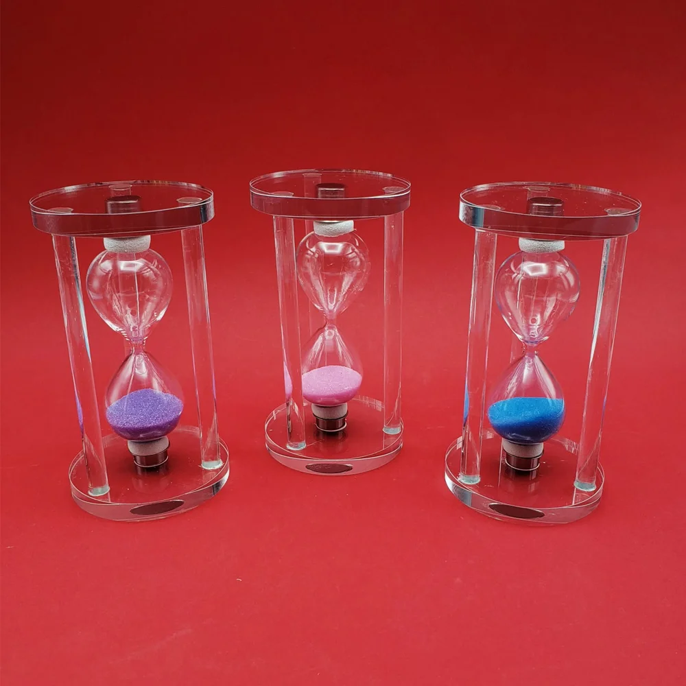 Toptan Renkli Cam Kum Saati (Orta Boy)