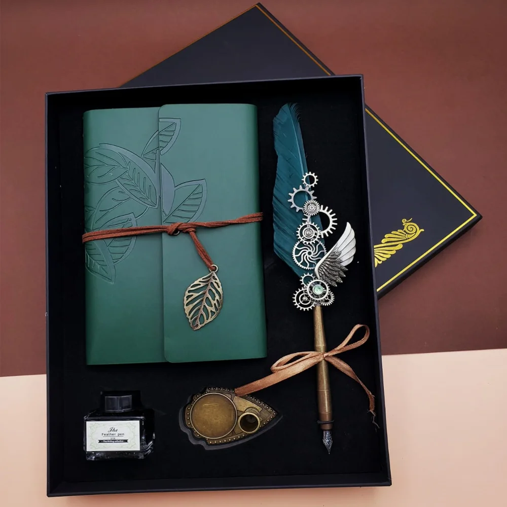 Toptan Mürekkepli Divit Kalem Ve Defter Set