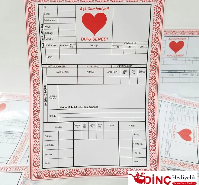 Toptan Aşk Tapusu