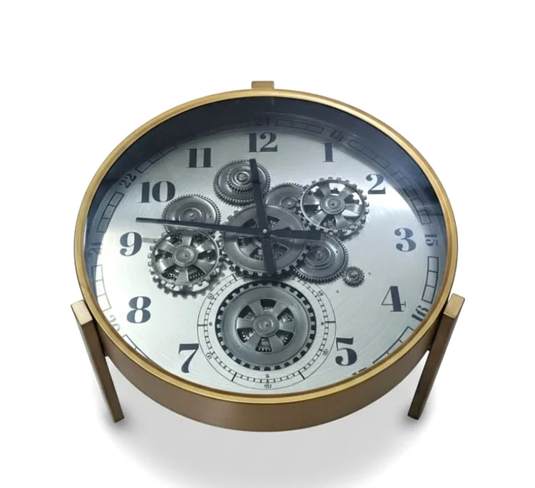 Metal Çarklı Sehpa Saat Alk4863