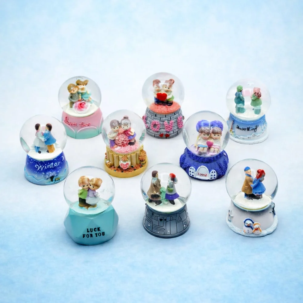 Toptan Işıklı Mini Kar Küreleri