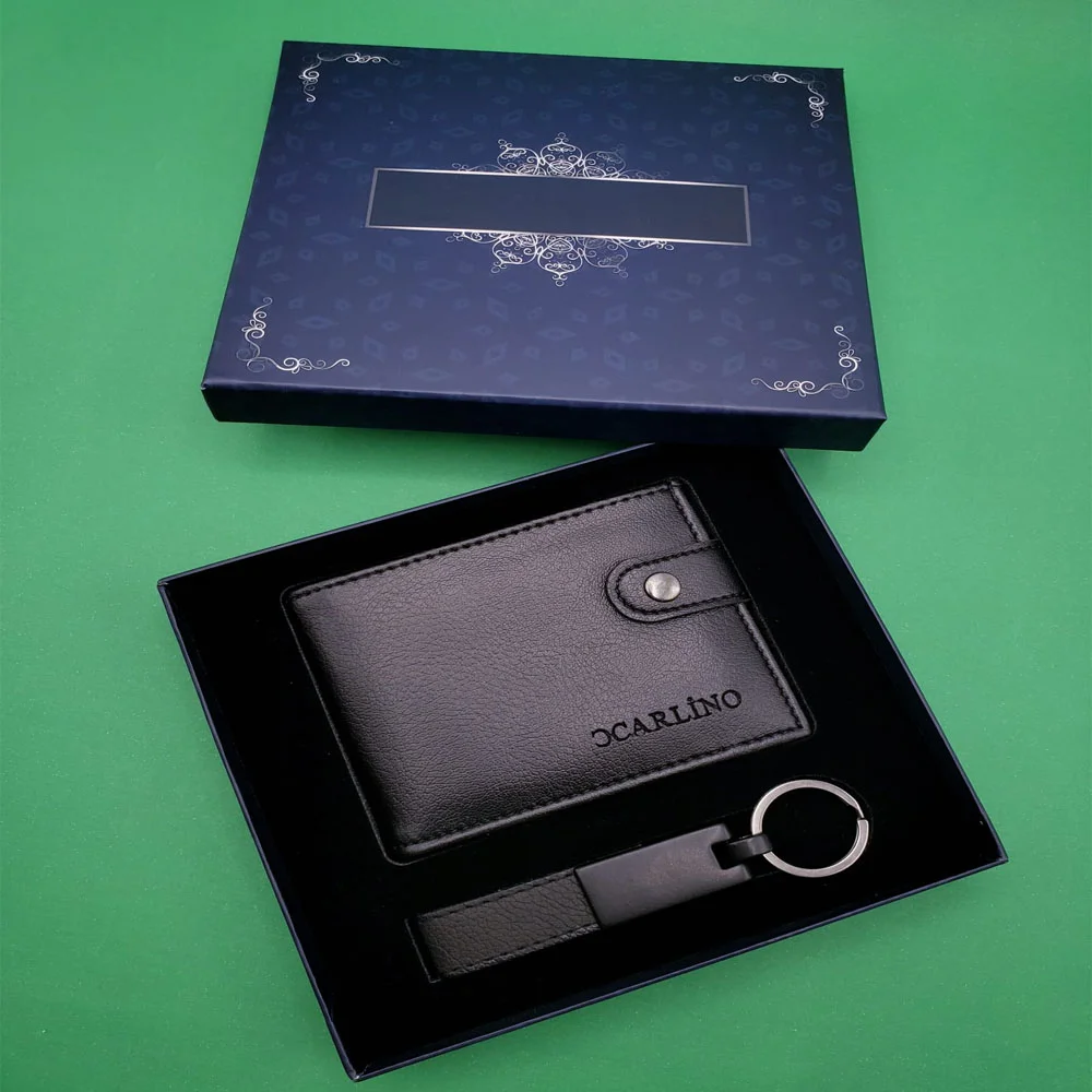 Toptan Siyah Deri Anahtarlık Cüzdan