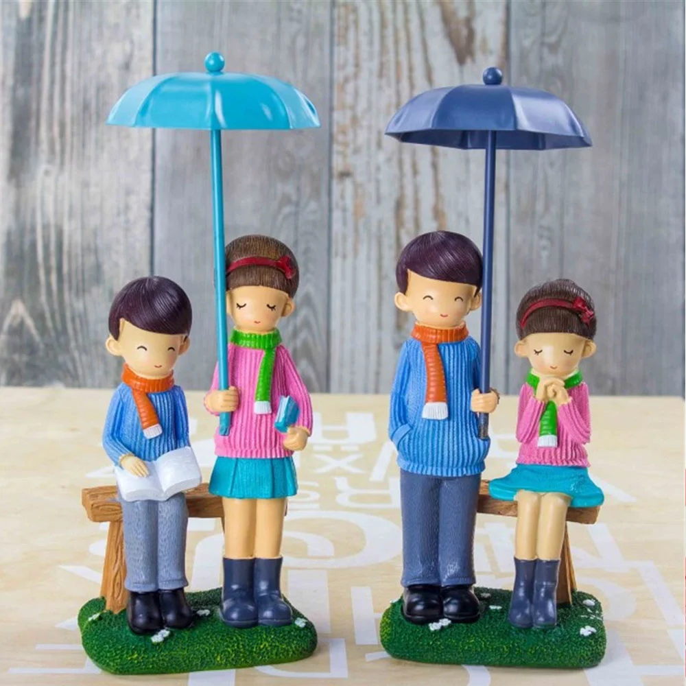 Toptan Şemsiyeli Çift Biblo