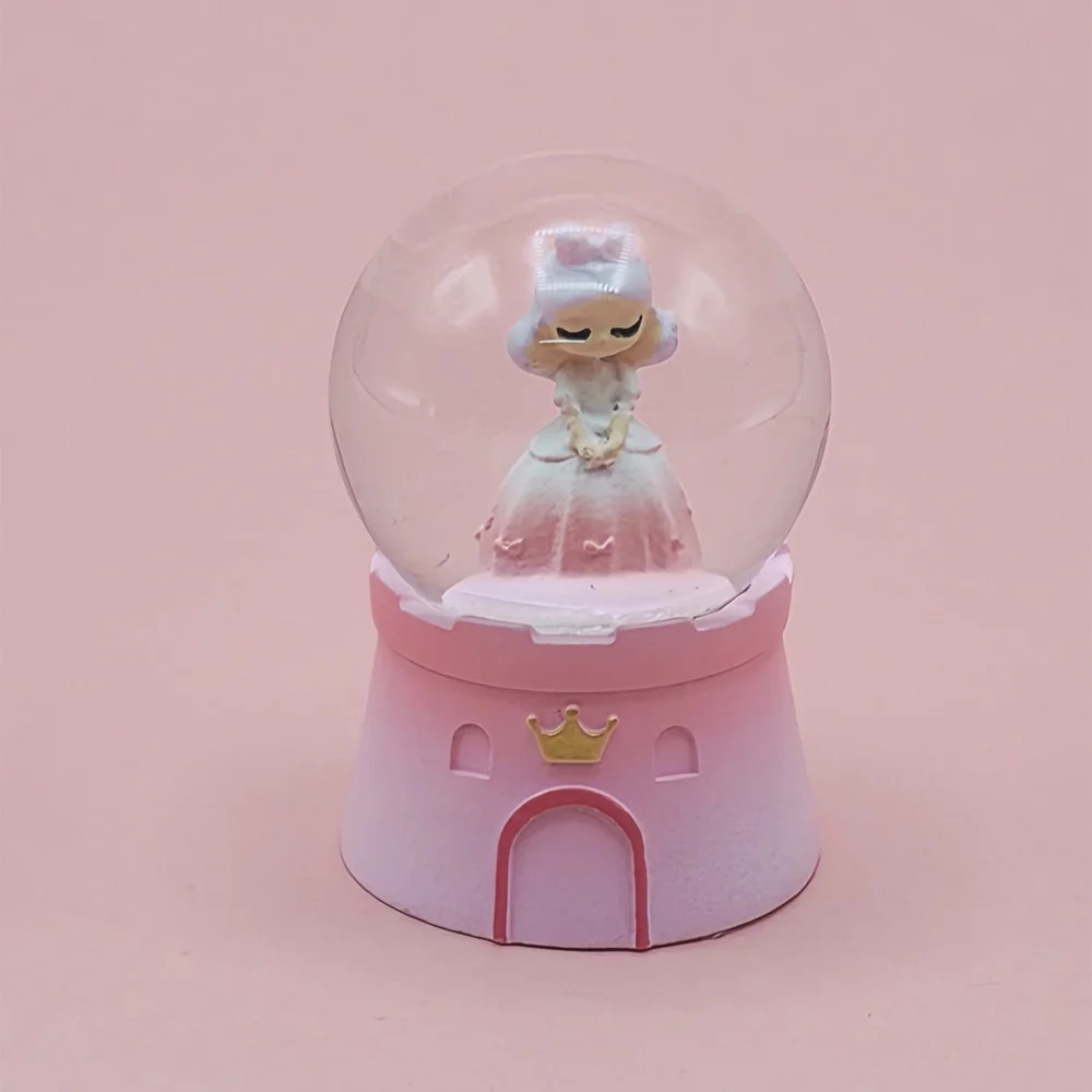 Toptan Küçük Boy Sevimli Prenses Kar Küresi