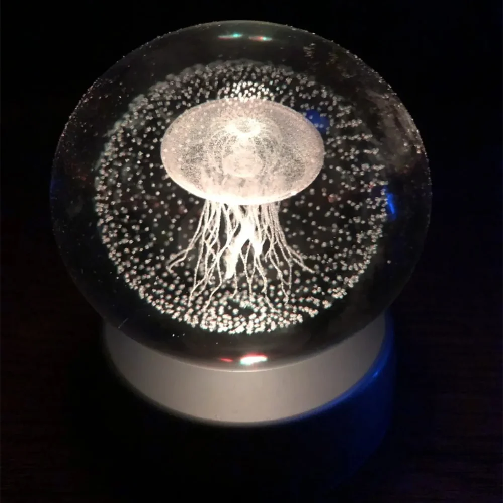 Toptan Renk Değiştiren Deniz Anası Cam Küre