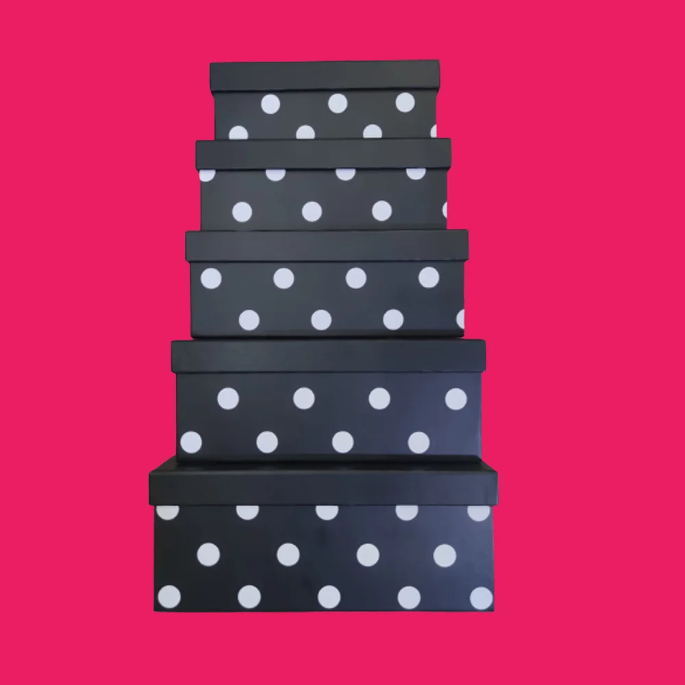 Toptan İç İçe Geçmeli 5'li Kutu