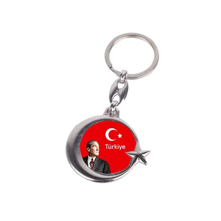 Asker Uğurlama Ay Yıldız Anahtarlık — Sağ Salim Dön