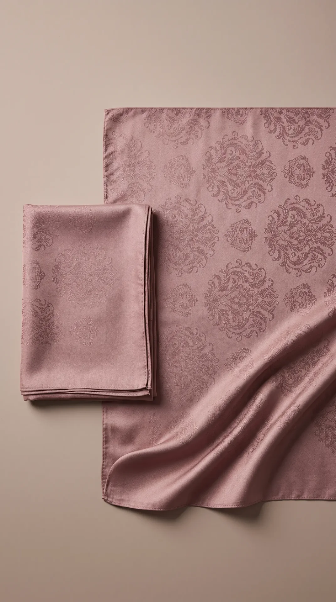 Nukra Jakarlı Pamuk Şal Osmanlı Desen Pembe 70 x 190 cm