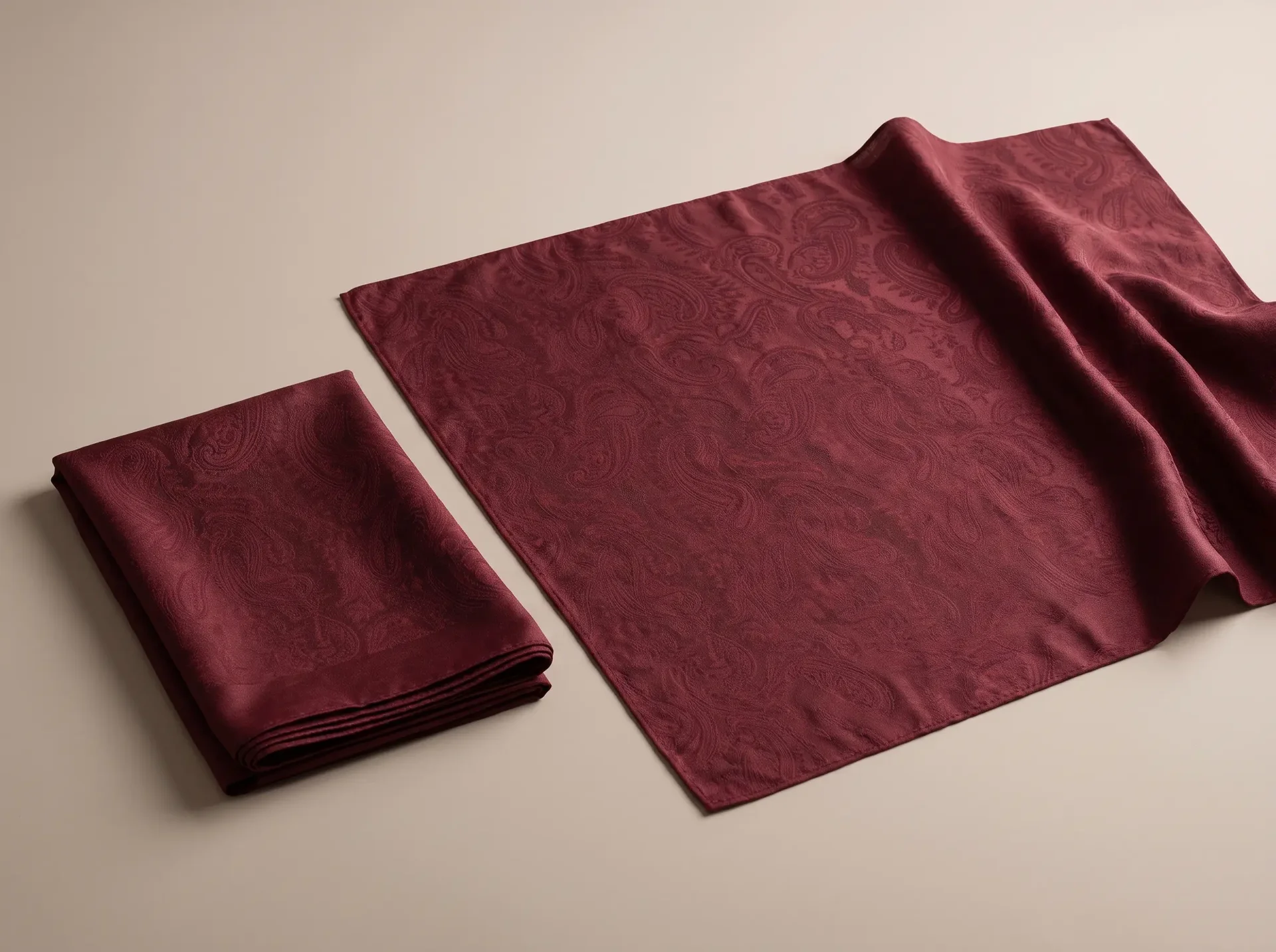 Nukra Jakarlı Pamuk Şal Otantik Desen Bordo 70 x 190 cm