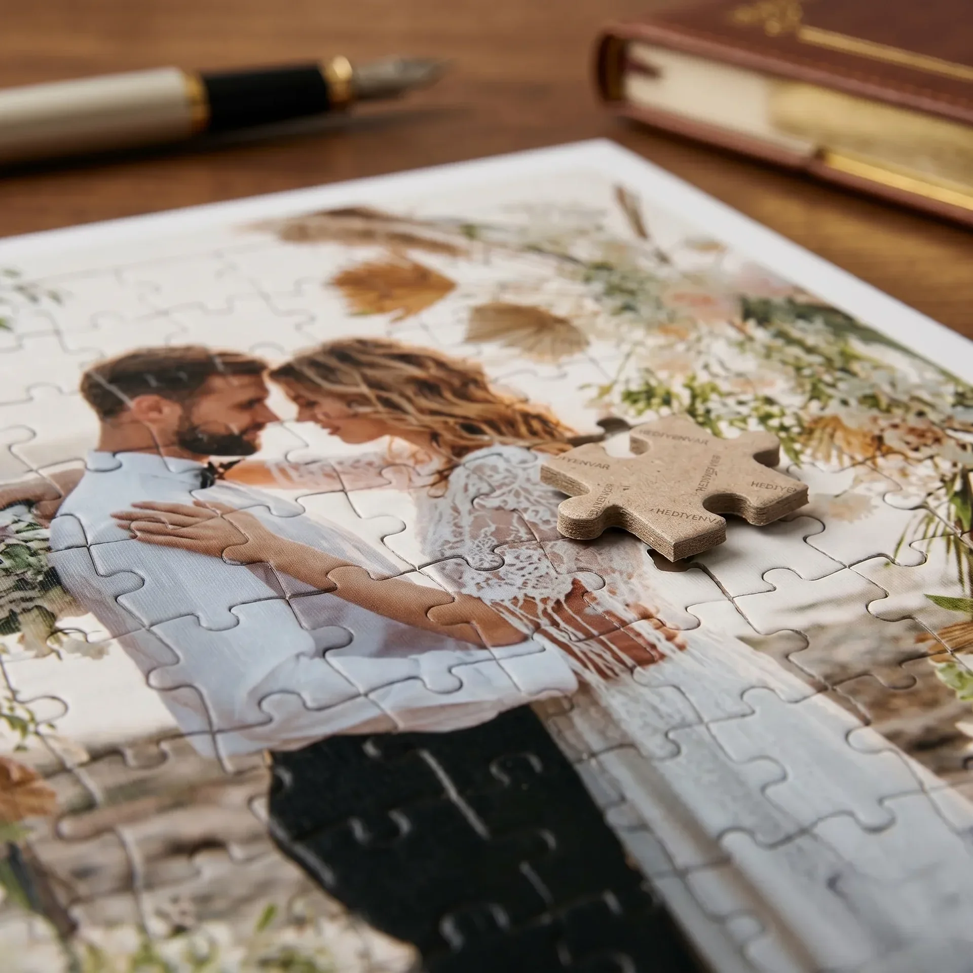 Çocuk Doğum Günü Puzzle Hediyesi — Aile Fotoğraflı 99 Parça
